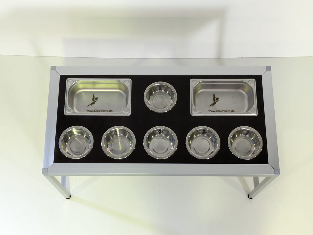 Futterbar für Sittiche und Papageien 90 × 45 × 50 cm