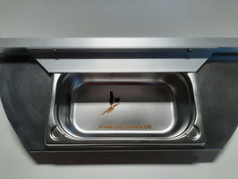 Futterwendeplatte BAWA 53×12,5 cm mit Edelstahlwanne 1,8 Liter