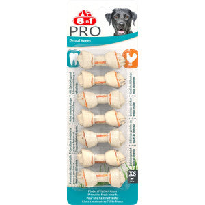Pro Dental für Toy-Rassenhunde – Kauknochen mit Hähnchengeschmack, für saubere Zähne 7 Stück
