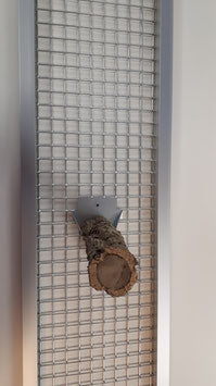 Sitzstange Draht oder Wandmontage mit Halterung aus Kork