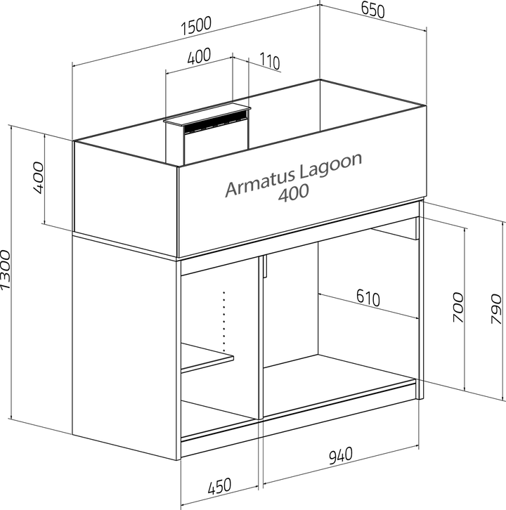 Armatus Lagoon 400 white Kostenloser-Versand