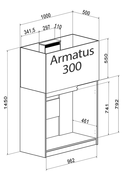 Armatus 300 Liter white Kostenloser-Versand