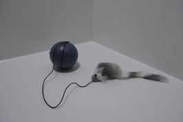 Elektronisches Spielzeug Maus mit Ball.