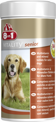 8in1 Vitality Multivitamin Tabletten für ältere Hunde