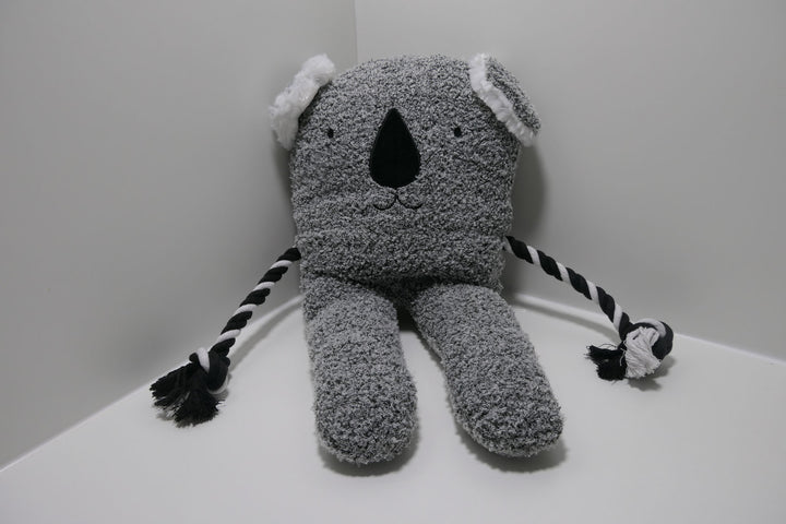Spielzeug Koala mit Seil grau