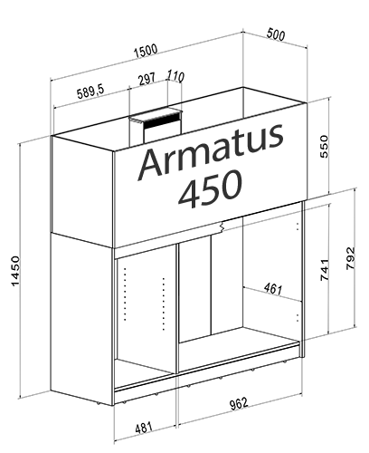 Armatus 450 Liter white Kostenloser-Versand